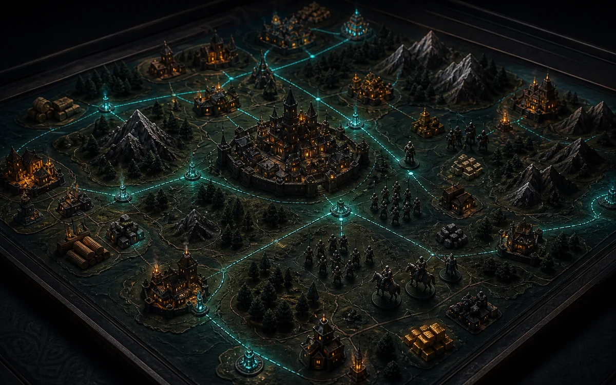 Marcador visual del género Estrategia y simulación